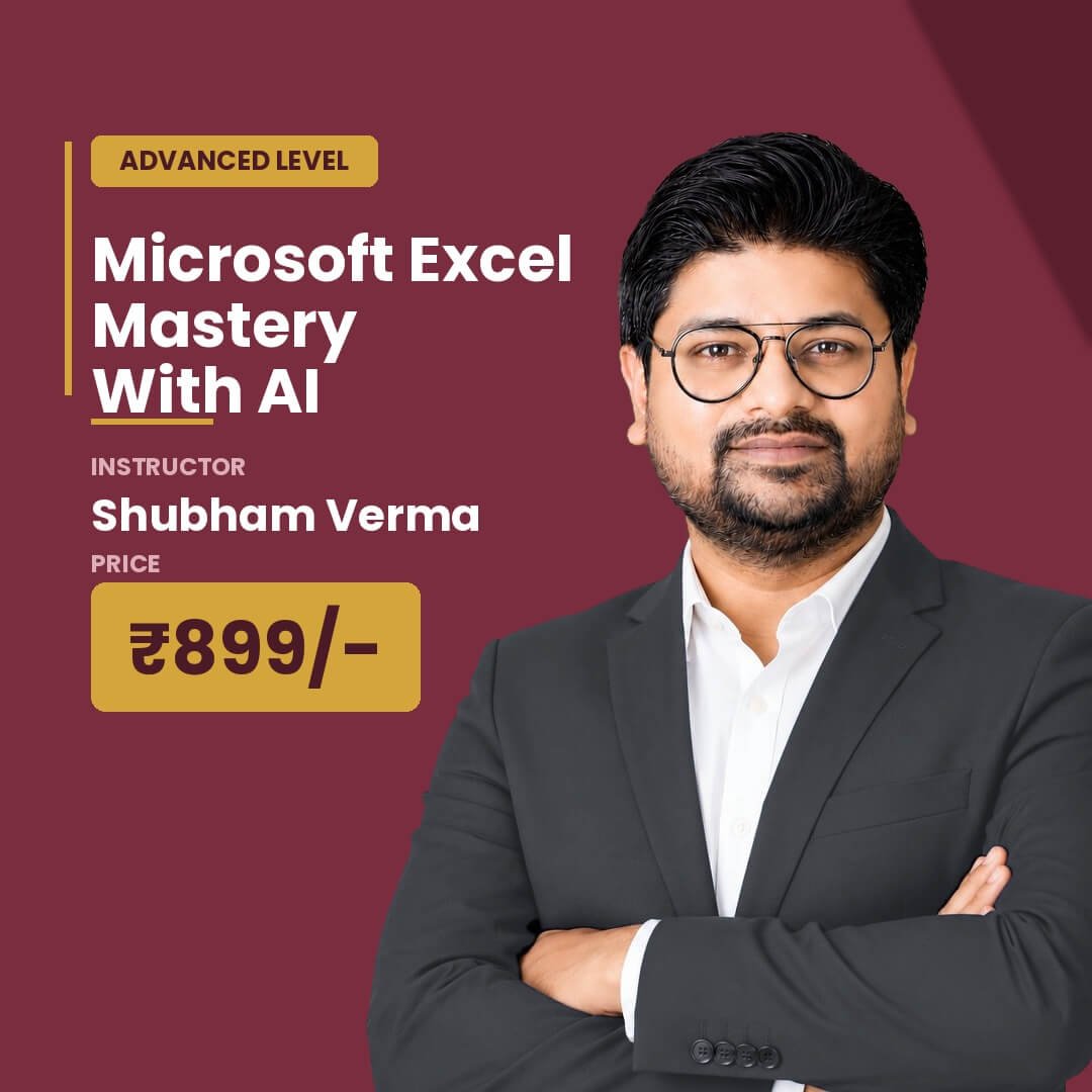 Advanced Excel Mastery Course with AI & Real-Life Projects