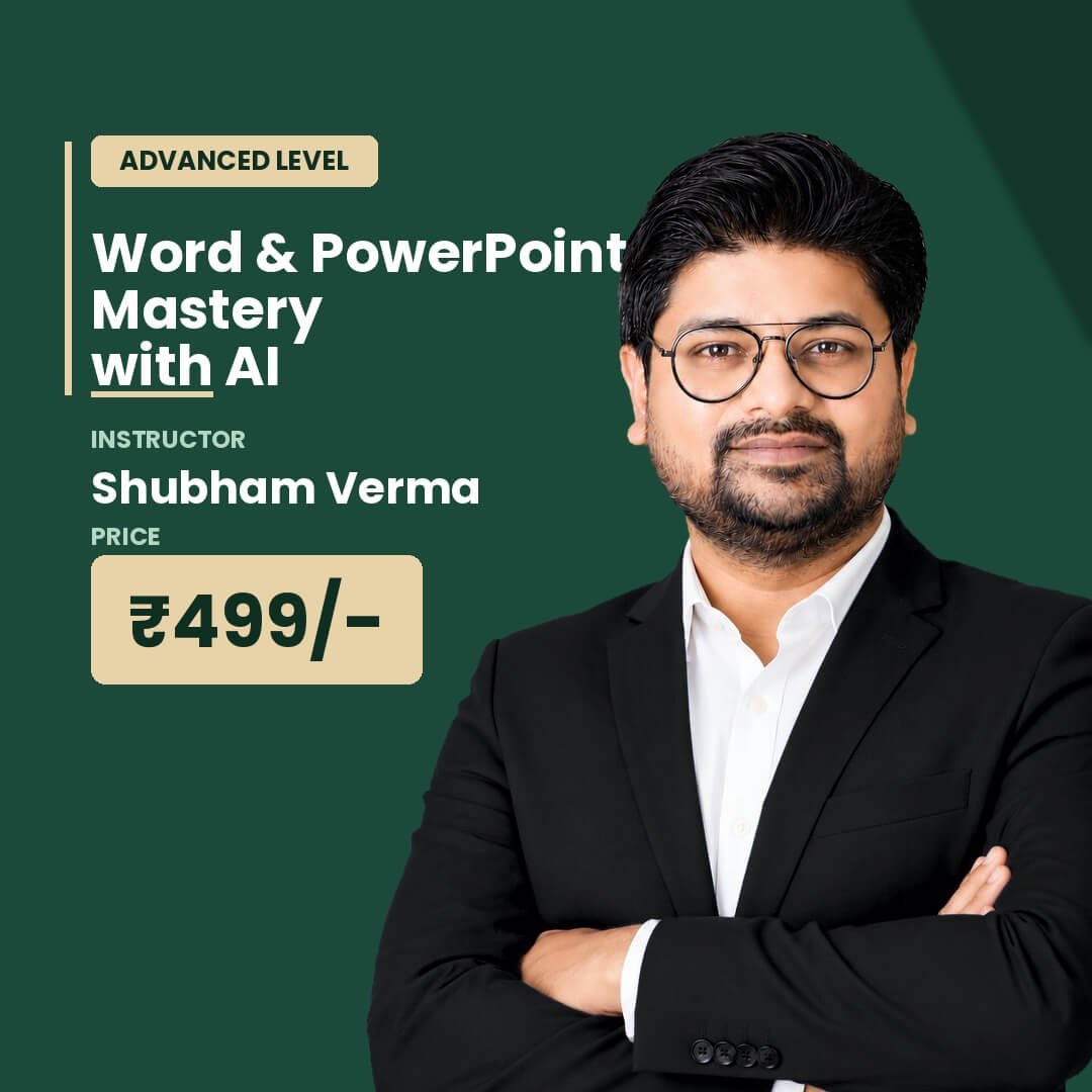 Advance MS Word & Powerpoint Mastery + AI Course