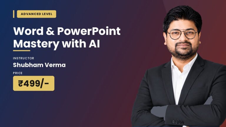 Advance MS Word & Powerpoint Mastery + AI Course