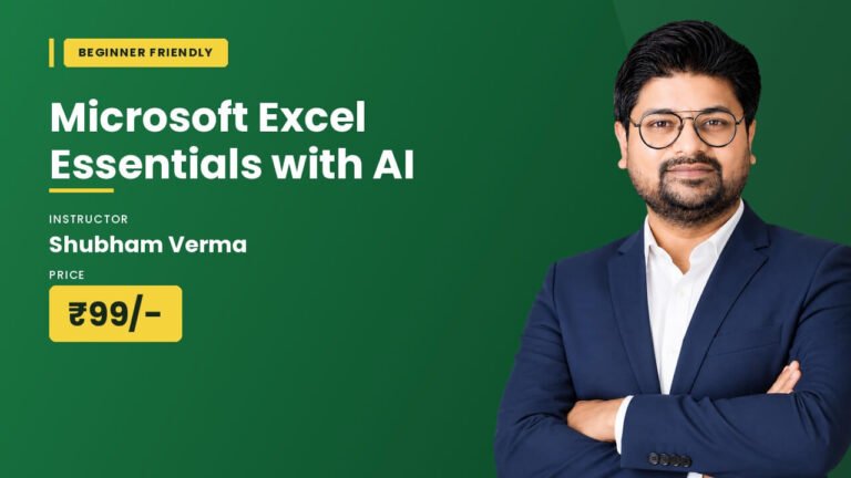 Microsoft Excel Essentials Course Basics