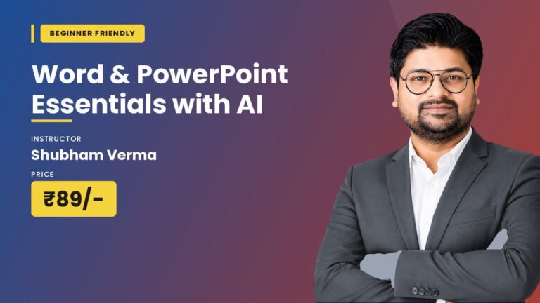 MS Word & PowerPoint Essentials with AI Course